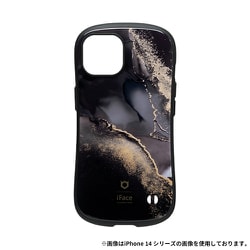 41-960479 [iFace First Class Marble ケース アッシュブラック iPhone 15]