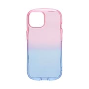 41-960622 [iFace Look in Clear Lollyケース ピーチ/サファイア iPhone 15]