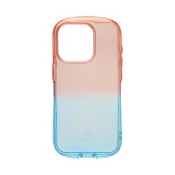 41-960653 [iFace Look in Clear Lollyケース ストロベリー/アクア iPhone 15 Pro]