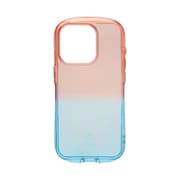 41-960653 [iFace Look in Clear Lollyケース ストロベリー/アクア iPhone 15 Pro]