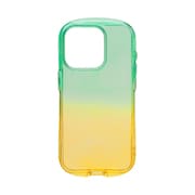 41-960677 [iFace Look in Clear Lollyケース フォレスト/アプリコット iPhone 15 Pro]