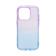 41-960707 [iFace Look in Clear Lollyケース ヴァイオレット/サファイア iPhone 15 Pro]