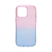 41-960714 [iFace Look in Clear Lollyケース ピーチ/サファイア iPhone 15 Pro Max]