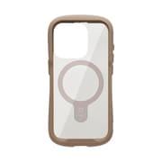 41-962022 [iFace Reflection Magnetic 強化ガラスクリアケース ベージュ iPhone 15 Pro]