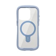 41-962039 [iFace Reflection Magnetic 強化ガラスクリアケース ペールブルー iPhone 15 Pro]