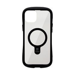 41-962046 [iFace Reflection Magnetic 強化ガラスクリアケース ブラック iPhone 15 Plus]