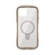 41-962053 [iFace Reflection Magnetic 強化ガラスクリアケース ベージュ iPhone 15 Plus]