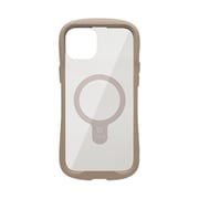 41-962053 [iFace Reflection Magnetic 強化ガラスクリアケース ベージュ iPhone 15 Plus]