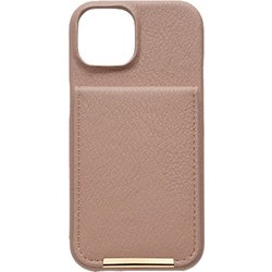 669-956083 [salisty キャッシュレスケース ピンクベージュ iPhone 15]