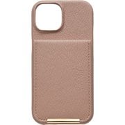669-956083 [salisty キャッシュレスケース ピンクベージュ iPhone 15]
