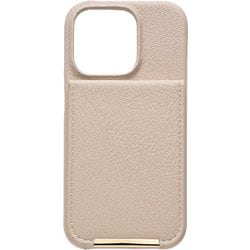 669-956113 [salisty キャッシュレスケース グレージュ iPhone 15 Pro]