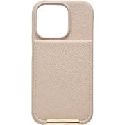 669-956113 [salisty キャッシュレスケース グレージュ iPhone 15 Pro]