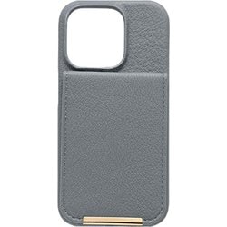 669-956137 [salisty キャッシュレスケース スモーキーブルー iPhone 15 Pro]