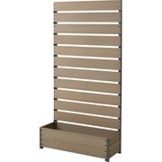 YPF-1890-NA [人工木 プランターガーデンフェンス ナチュラル 幅90cm 高さ180cm]