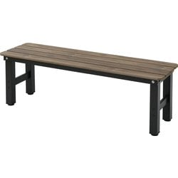 縁台 木目調 幅120cm PBT-120(DBR) ダークブラウン 縁台 木目調 幅120cm PBT-120(DBR) ダークブラウン | 山善