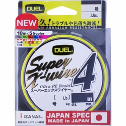 スーパーエックスワイヤー4 150m 0.6号 5CR
