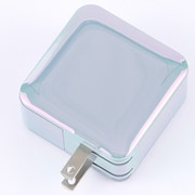 USB急速充電器 小型&軽量ACアダプター USB PD(パワーデリバリー)対応 66W USB-C×2/USB-A×1 GaN(窒化ガリウム)採用 オーロラブルー APD66-C2A1G/ABL