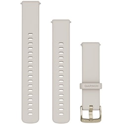 010-13256-04 [Quick Releaseバンド 18mm Ivory Silicone / Cream Gold]