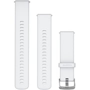 010-13256-20 [Quick Release バンド 22mm Whitestone Silicone / Silver]
