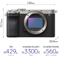 ヨドバシ.com - ソニー SONY α7C II ILCE-7CM2 S シルバー [ボディ 