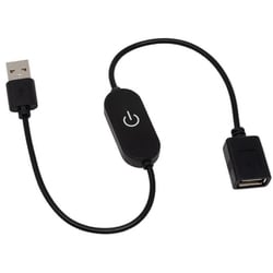 USB Type-A タッチスイッチケーブル 30cm U20AA-MF03S