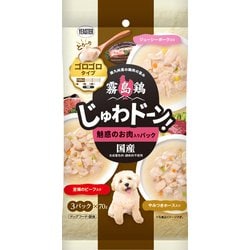 霧島鶏 じゅわドーン！ ゴロゴロタイプ 魅惑のお肉入りパック 210g [犬用 ウェットフード 70g×3パック 1歳～5歳 副食]
