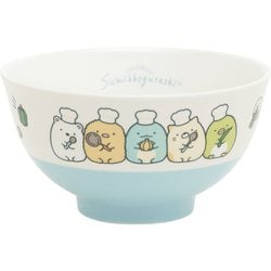TK19505 すみっコぐらし 茶わん ブルー [キャラクターグッズ]