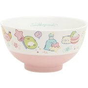 TK19506 すみっコぐらし 茶わん ピンク [キャラクターグッズ]