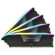 VENGEANCE RGB DDR5 Black 128GB(32GBx4) DDR5-5600/PC5-44800 UDIMM CL40 (XMP3.0対応 1.25V 40-40-40-77) CMH128GX5M4B5600C40