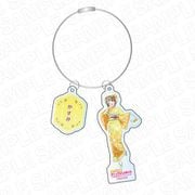 ラブライブ！虹ヶ咲学園スクールアイドル同好会 ワイヤーキーホルダー レトロモダン Ver. 中須かすみ [キャラクターグッズ]