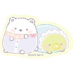 すみっコぐらし アクリルステッカー C. しろくま＆ぺんぎん [キャラクターグッズ]