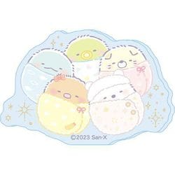 すみっコぐらし アクリルステッカー F. みんな（ブルー） [キャラクターグッズ]
