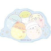 すみっコぐらし アクリルステッカー F. みんな（ブルー） [キャラクターグッズ]