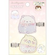 FE37503 すみっコぐらし ヘアクリップ しろくま&ねこ [キャラクターグッズ]