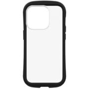TR-IP23M3-CGCR-CCBK [iPhone 15 Pro [GLASSICA Round] 耐衝撃 背面ガラスケース ブラック]