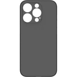 TR-IP23M3-ARSL-CLBK [iPhone 15 Pro [AIR-REAL Solid] 超精密設計 超極薄軽量ケース フロステッドブラック]