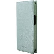GBCSC-IP23BBL [iPhone 15用 G-FOLIO シュランケンカーフレザー フォリオケース ベイビーブルー]