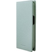 GBCSC-IP24BBL [iPhone 15 Pro用 G-FOLIO シュランケンカーフレザー フォリオケース ベイビーブルー]