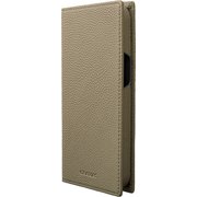 GBCSC-IP26TPE [iPhone 15 Pro Max用 G-FOLIO シュランケンカーフレザー フォリオケース トープ]