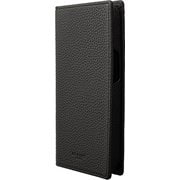 CBCCL-IP23BLK [iPhone 15用 G-FOLIO ソフトグレインレザー フォリオケース ブラック]