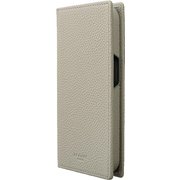 CBCCL-IP24GRG [iPhone 15 Pro用 G-FOLIO ソフトグレインレザー フォリオケース グレージュ]