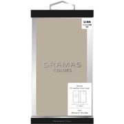 CBCSH-IP26GRG [iPhone 15 Pro Max用 Shrink PUレザー フォリオケース グレージュ]