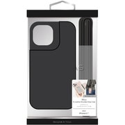 CSSMM-IP23BLK [iPhone 15用 Mou PUレザー ショルダーストラップケース ブラック]