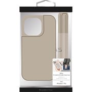 CSSMM-IP24GRG [iPhone 15 Pro用 Mou PUレザー ショルダーストラップケース グレージュ]