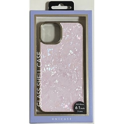 UNI-CSIP23M-0GS-B [iPhone 15用 ケース Glass Shell Case pink]