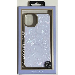 UNI-CSIP23M-0GS-C [iPhone 15用 ケース Glass Shell Case Silver]