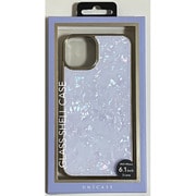 UNI-CSIP23M-0GS-C [iPhone 15用 ケース Glass Shell Case Silver]