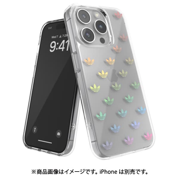 アディダス adidas53821 [iPhone 15 Pro用 ケース adidas OR Snap Case Entry colourful]Ω