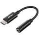 USB Type-C to 3.5mm オーディオ変換ケーブル ハイレゾ対応 ブラック BSMPC350HRBK