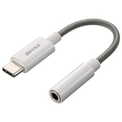 USB Type-C to 3.5mm オーディオ変換ケーブル ハイレゾ対応 ホワイト BSMPC350HRWH